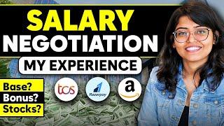 My HONEST Salary Negotiation Experience  after switching from Amazon | Anshika Gupta