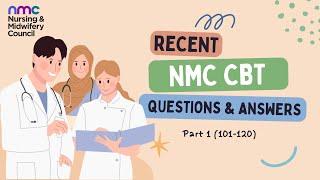 NMC CBT Mock Test 1 (101-120) MCQs Sample Questions Recent CBT Test