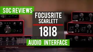 Best Audio Interface: Focusrite Scarlett 18i8 Gen 3  (@RebirthofSOC )