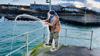 Fishing AMLWCH HARBOUR! UK Sea Fishing