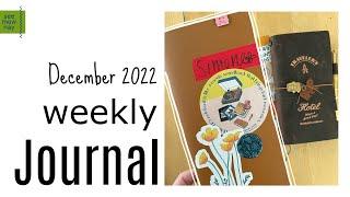 Traveler's Notebook * Weekly Creative Journal * July - December 2022 Flip Through