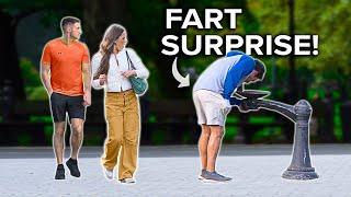 Funny Fart Prank in Central Park! TOOT TURBULENCE!