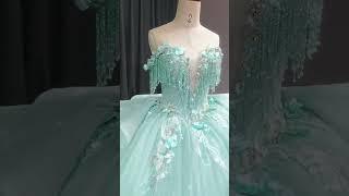 Green quinceanera dress,#quinceaneradress #eveningdress #weddingdress