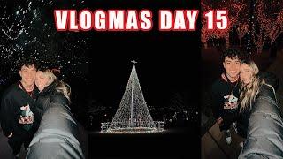 DATE NIGHT LOOKING AT CHRISTMAS LIGHTS | COUPLE VLOGMAS DAY 15