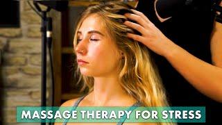 Deep Scalp Massage & Positive Energy for Relaxing & Releasing Stress | Massage Therapy for Stress