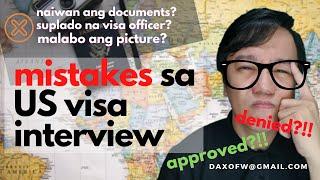 Common Mistakes sa Visa Interview | Visa Application | Visa Guide | daxofw channel