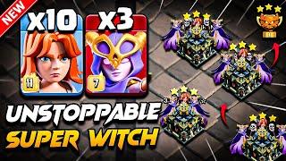 Best TH17 Attack Strategy With SUPER WITCH + VALKYRIE | Town Hall 17 Max Super Witch Valkyrie Attack