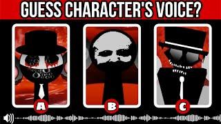 All BLACK Character - Guess the Incredibox Spunki by the Voice!? | All BLACK's Mods