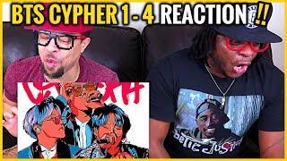 BTS CYPHER 1-4 REACTION! | He's a GREAT Rapper BUT This Is BTS!!