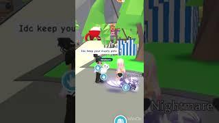 This Girl Really Tried To Flex On Me… #shorts #Shorts #adoptme #roblox #adoptmepets #viral