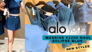 $1200 alo yoga - BLUE ECLIPSE MASSIVE TRY ON HAUL | The Fashion Try On