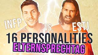 INFP vs ESTJ Elternsprechtag 16 Personalities Sketch | Comedy Deutsch 