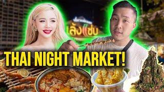 CRAZY Bangkok Night Market (ft. THAI Influencer)