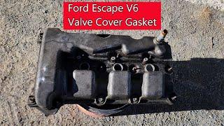 Ford Escape V6 Valve Cover Gaskets, Near Disaster and Curious Find