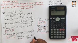 DSP#5 Problem to find DFT, Magnitude and phase spectrum || EC Academy