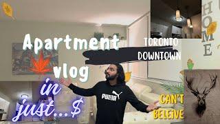 Downtown Toronto apartment tour️@thermaan_  #shorts #downtown #apartmenttour #canada