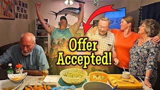 Catch & Cook Cabin Celebration! They ACCEPTED our OFFER!!