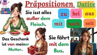 Schnell Deutsch lernen: 9 Dativ-Präpositionen im Alltag 