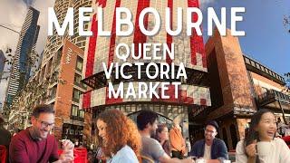 Queen Victoria Market Melbourne VLog Part 2 | Best 10 Spots for Brunch, shops, restaurants, relaxing