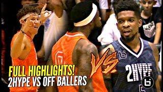 2Hype vs OffBallers Was LIT!! FLIGHT vs CashNasty! Jesser TRIPLE DOUBLE & MVP!! FULL HIGHLIGHTS