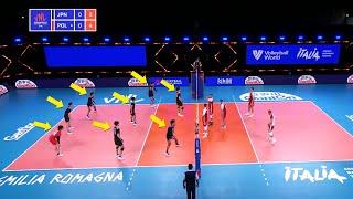 20 GENIUS Actions by Volleyball Team Japan