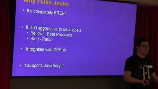 Jacks Static Code Analysis Tool that focuses on JavaScript Frameworks Lewis Ardern