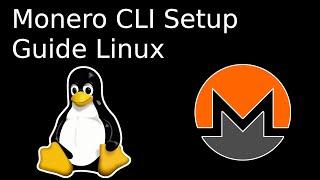 Monero CLI installation and setup guide on linux