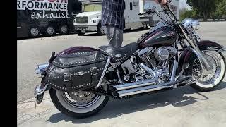 Harley Softail Heritage Classic Amendment Slash Freedom Performance Motorcycle Aftermarket Exhaust