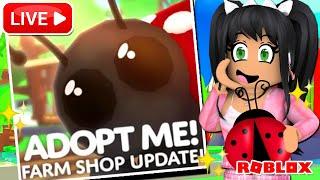 LIVE LADYBUG FARM SHOP UPDATE IN ADOPT ME ROBLOX