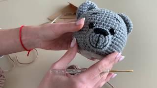 How to crochet invisible connection of rows in Amigurumi toys