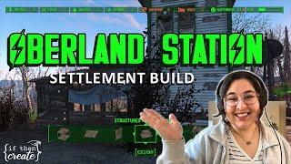 Oberland Station - a cozy and realistic fallout 4 settlement build! (no mods)