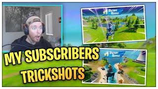 I REACTED to my SUBSCRIBERS TRICKSHOTS...(underrated players)