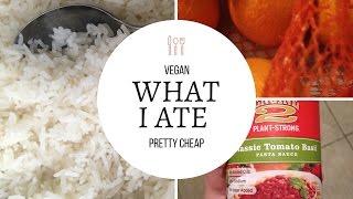 WHAT I ATE TODAY VEGAN HCLF