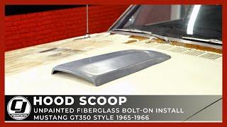 Project Betty | GT350 Style Hood Scoop for 1965-1966 Mustang