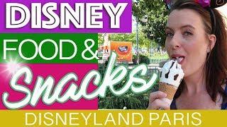 FOOD & SNACKS Disneyland Paris | Eating Disney food for 30 minutes straight