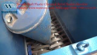 Plastic Chemical Barrel Shredder, HDPE Bucket Shredder, Plastic Drum Shredder