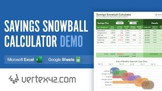 How to Use the Savings Snowball Calculator