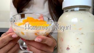 How to make yogurt | Homemade yogurt | 요거르트 만들기