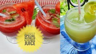 Watermelon Juice/Cucumber Juice/Summer Special Drinks/Watermelon & Cucumber Juice/Healthy Drinks