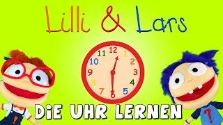 Learning the clock for small children in German - Learning the clocks german language