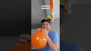 Your kids with balloonsOldest, Middle, Youngest