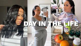 VLOG: Working Out, Hair Color Refresh, Clothing Try On | Marie Jay