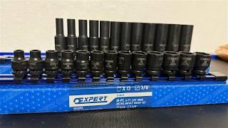 Mac expert  3/8 impact deep and shallow  socket set