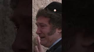 Javier Milei prays and cries at the Western Wall