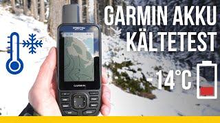 Garmin Akku bei Kälte - GPSMAP 66sr im Kältetest bei Minusgraden