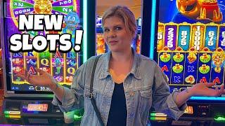 Playing the NEWEST Slot Machines to Hit Las Vegas!