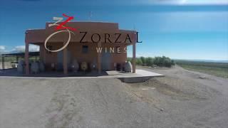 Zorzal Wines, Valle de Uco Mendoza, Argentina. VINEYARDS AND DRONE
