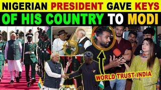 NIGERIAN GOVERNMENT HAND OVER KEYS OF HIS COUNTRY AS PM MODI ARRIVED | PAK SHOCKING REACTION