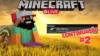 MINECRAFT SURVIVAL LIVE - "O RECOMEÇO" PARTE 2 - BEDROCK 1.21.51