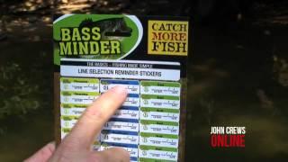 John Crews shows Bass Minder products